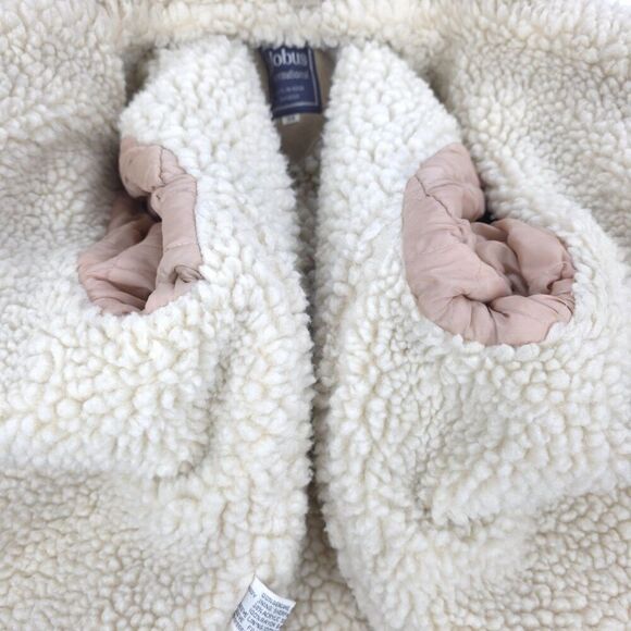 VINTAGE Suede Leather Penny Lane Coat Sherpa Fur Long 70s Afghan Western Boho - Picture 10 of 13